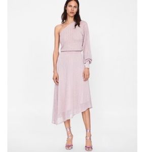 Zara one shoulder dress. Size Small